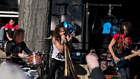 Aerosmith Playing Live In Allston, Massachusetts